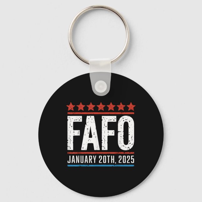 Fafo 20 januari 2025 USA:s presidentinstallation Nyckelring (Framsida)