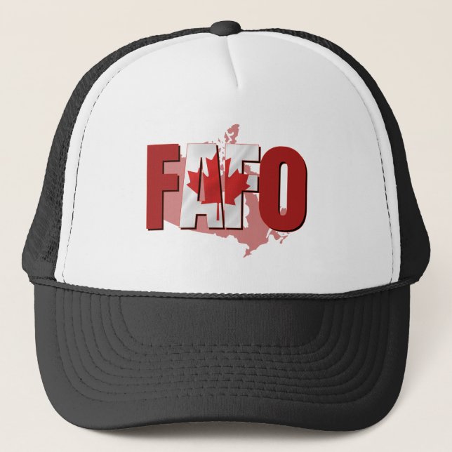 FAFO Canadian Flagga Keps (Framsida)