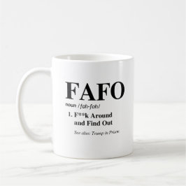 FAFO-definition Kaffemugg