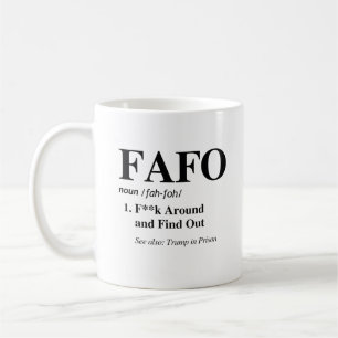 FAFO-definition Kaffemugg