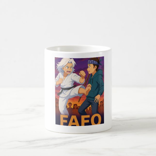 FAFO – Experience Wins Every Time Kaffemugg (Center)