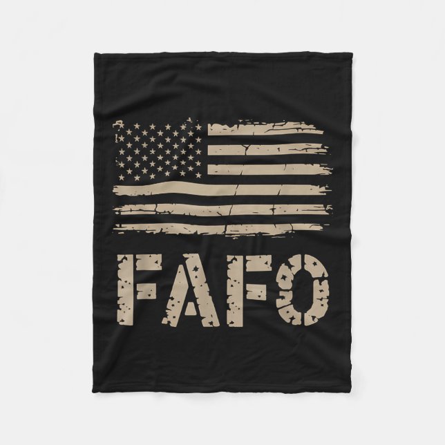 Fafo Flagga Fleecefilt (Framsidan)