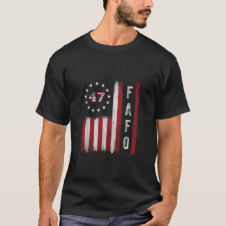 Fafo Flagga Trump Rolig  T Shirt