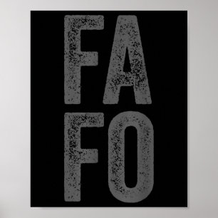 Fafo for Around - sök Poster