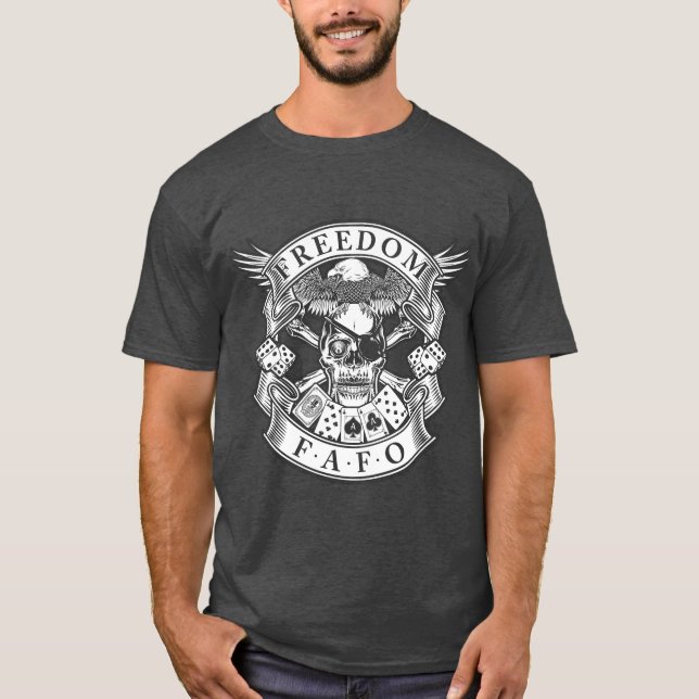 FAFO i White T Shirt (Framsida)