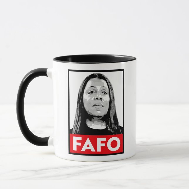 FAFO: Letitia James Mugg (Vänster)