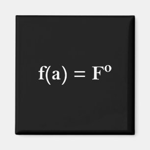 Fafo-matekvation Roligt Nyhets Math Lärare nörd Magnet
