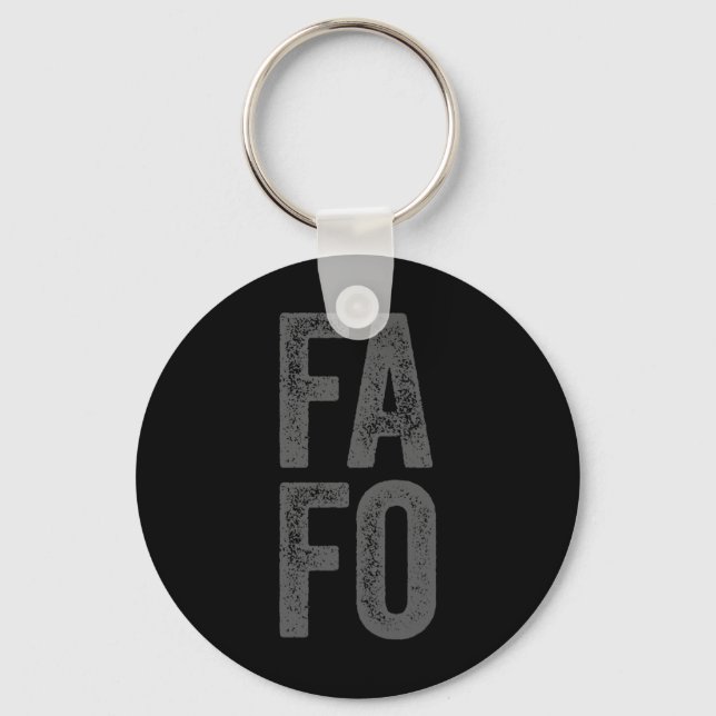 Fafo Runt Hitta Ut  Nyckelring (Framsida)