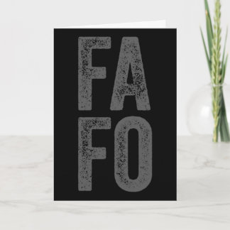 Fafo runt ta reda på kort