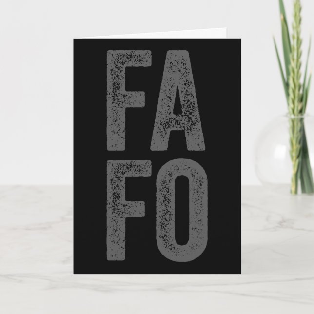 Fafo runt ta reda på  kort (Framsida)