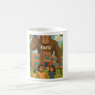 FAFO – The Guardian Stands Watch Kaffemugg