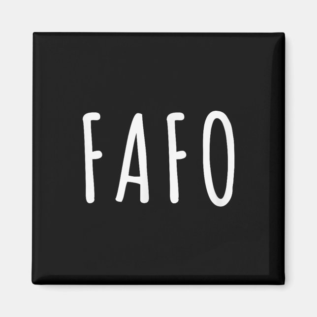 Fafo Trump, Donald Trump Fafo Magnet (Framsidan)
