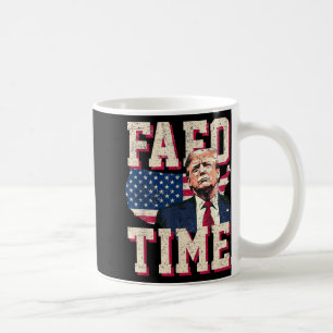 Fafo Trump Flagga Funny Kaffemugg