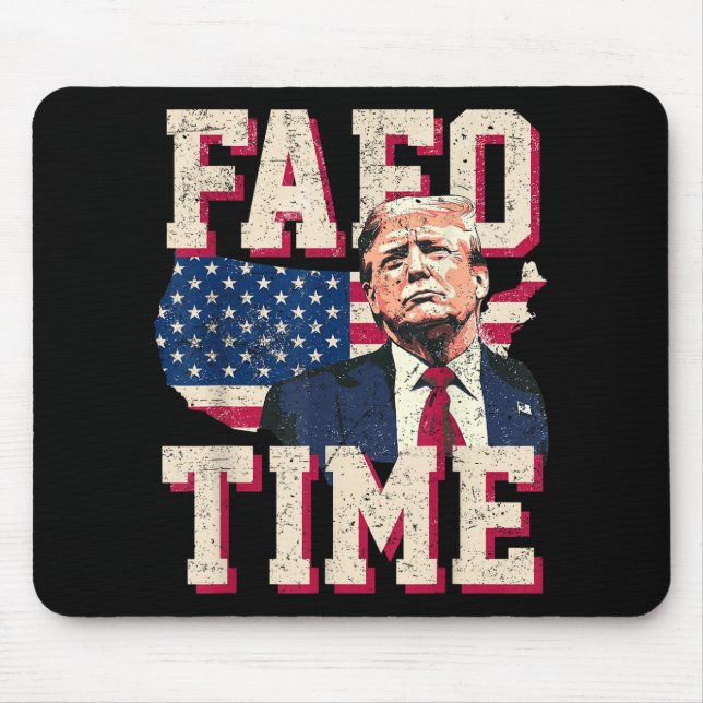 Fafo Trump Flagga Funny Musmatta (Framsidan)