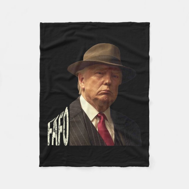 Fafo Trump-foto_1 Fleecefilt (Framsidan)