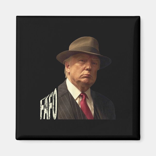 Fafo Trump-foto_1 Magnet (Framsidan)