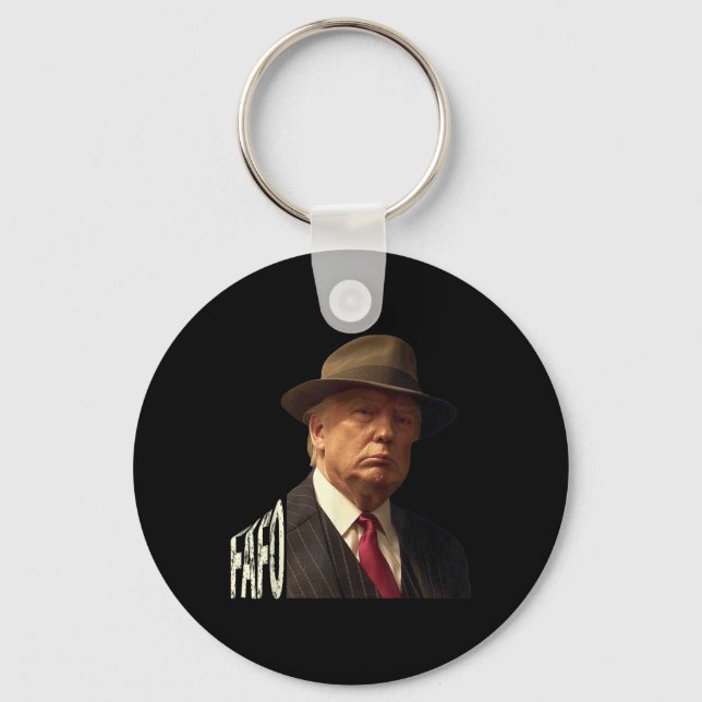 Fafo Trump-foto_1 Nyckelring (Framsida)