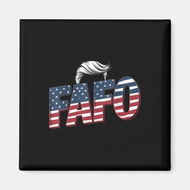 Fafo Trump-foto_2 Magnet (Framsidan)