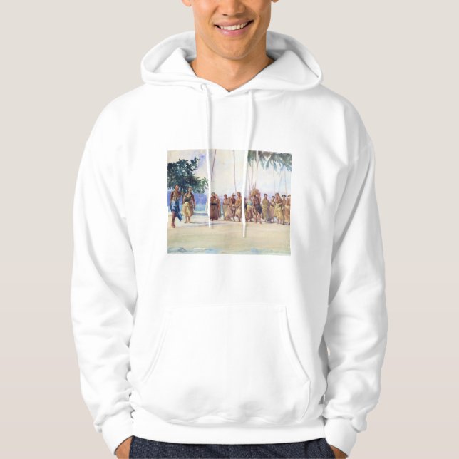 "Fagaloa fjärd, Samoa, 1890" - John LaFarge Hoodie (Framsida)