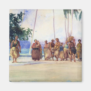 "Fagaloa fjärd, Samoa, 1890" - John LaFarge magne Magnet