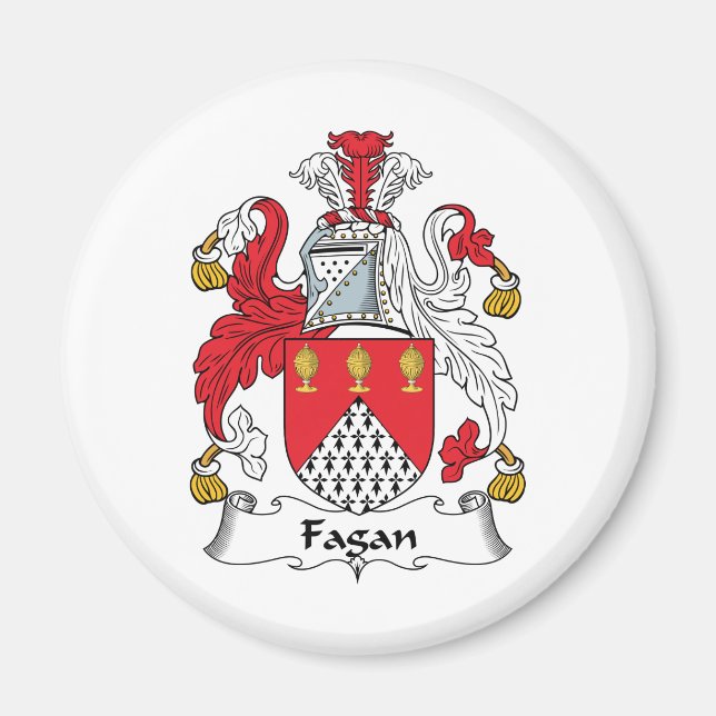 Fagan Family Crest Magnet (Framsidan)