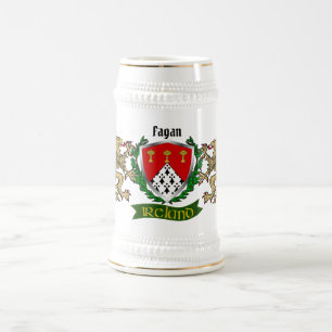Fagan Irish Shield Personlig Beer Stein Sejdel