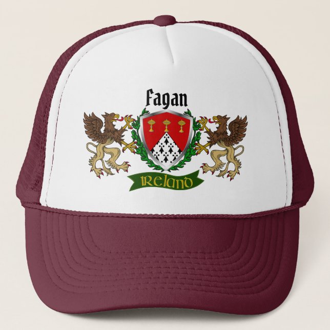 Fagan Irish Shield Personlig Keps (Framsida)