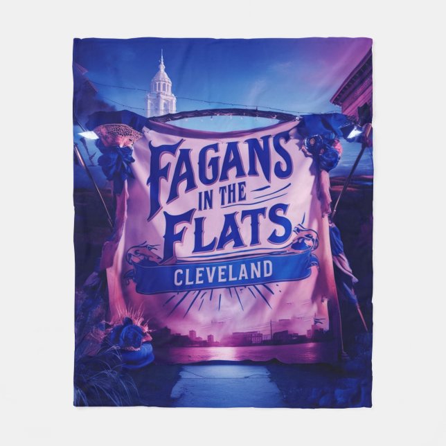 Fagans In The Flats Cleveland, Ohio Fleecefilt (Framsidan)
