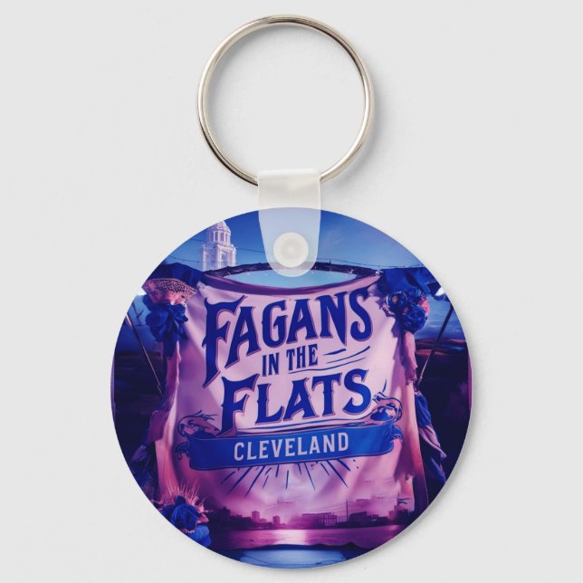 Fagans In The Flats Cleveland, Ohio Nyckelring (Framsida)