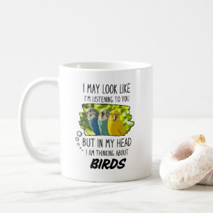 Fågel Älskare Gift, vackra färgfåglar Kaffemugg