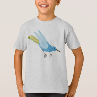 Fågel av en färg (blått) t-shirt