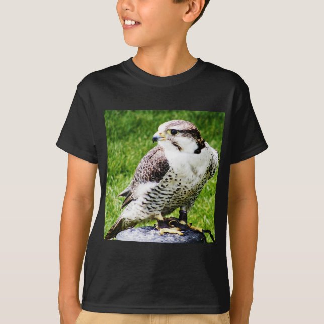 Fågel av falken för rov #1-peregine tee shirt (Framsida)