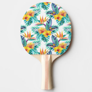 Fågel av paradiset & Orchidmönster Pingisracket