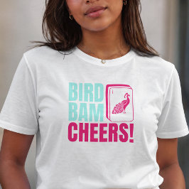 Fågel Bam Cheers Mahjong-fest T Shirt