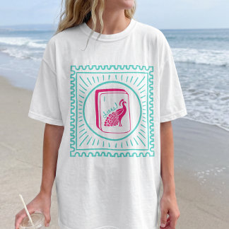 Fågel Bam Cheers Mahjong-fest T Shirt