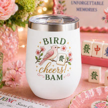 Fågel Bam Mahjong Blommig Elegant