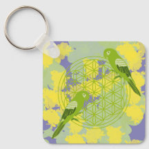 fågel, djur totem, zen, chakra, livets blomma, blo