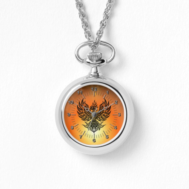 Fågel Fenix Armbandsur (Framsida)