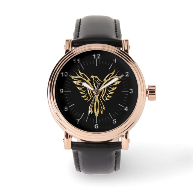 Fågel Fenix Armbandsur (Framsida)