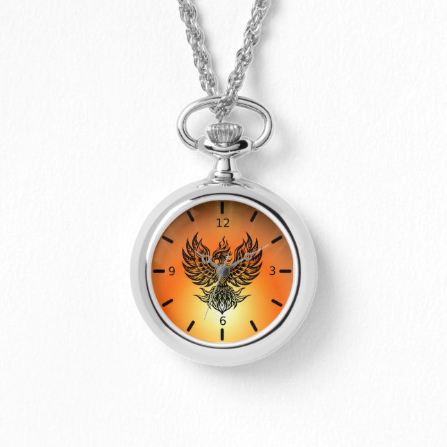 Fågel Fenix Armbandsur (Framsida)