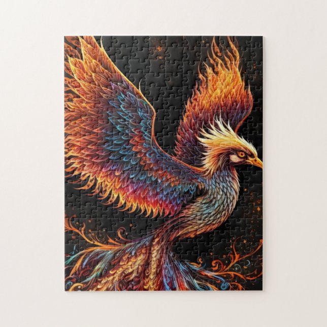 Fågel Fenix Pussel (Vertikal)