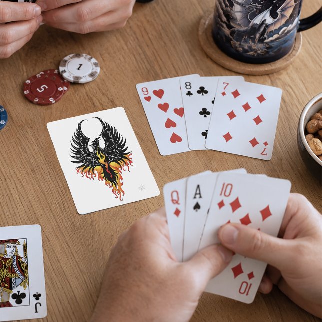 fågel fenix spelkort (Skapare uppladdad)