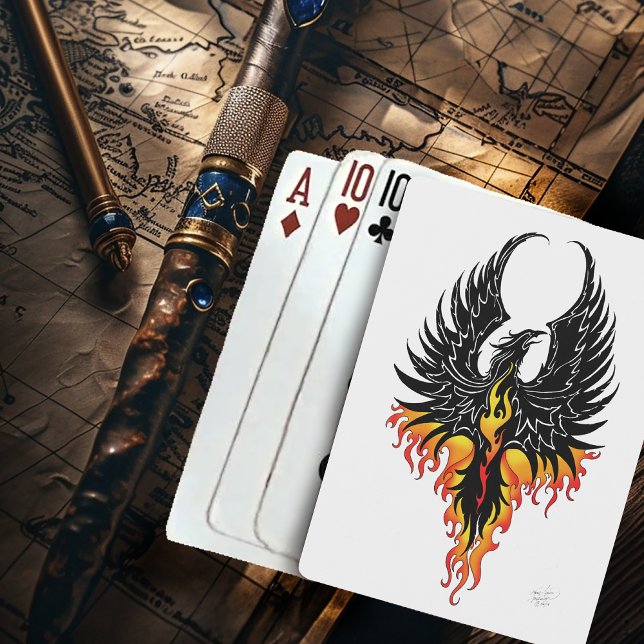 fågel fenix spelkort (Skapare uppladdad)