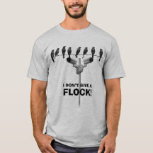 Fågel Flock - Rolig Flock Kamera T-shirt