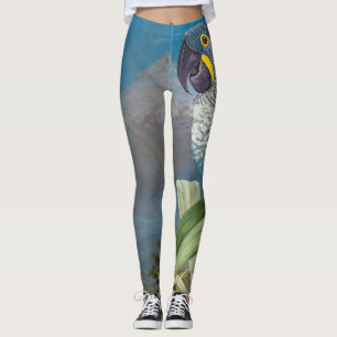 Fågel för hyacintMacawpapegoja All över Leggings