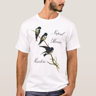 Fågel för Nepal husMartin vintage vid Gould Tee