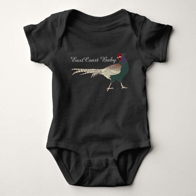 Fågel för ostkustbabypheasant t shirt (Framsida)