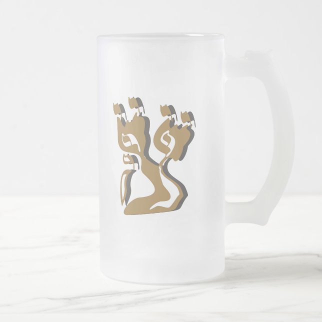 Fågel Frostat Ölglas (Höger)