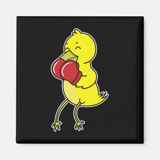 Fågel Gör Boxning Magnet
