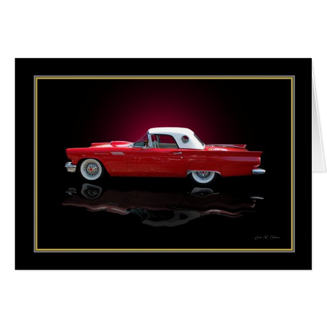 fågel hälsningskort (Framsidan Horizontal)